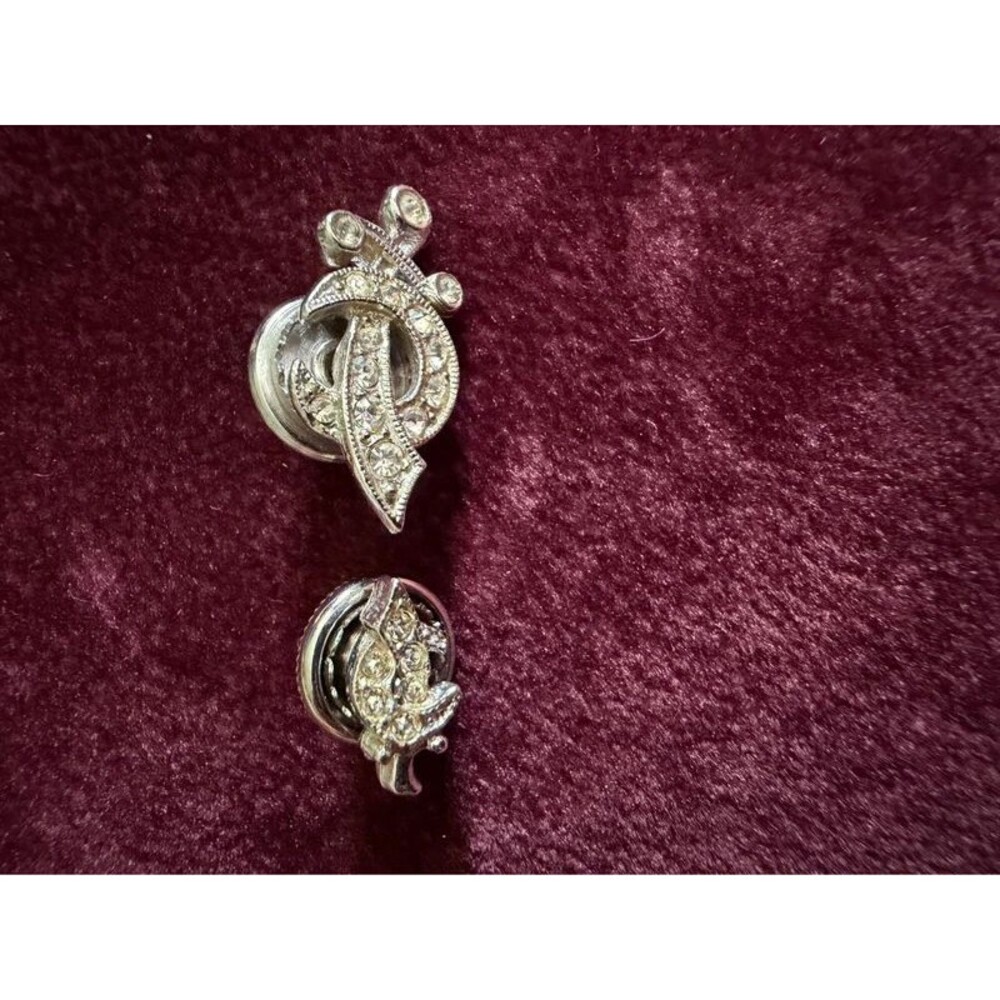 Vintage Shriners Rhinestone Scimitar Lapel Pin - Lot of 2